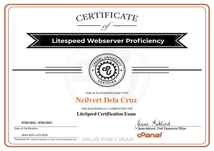 LiteSpeed Certification_001